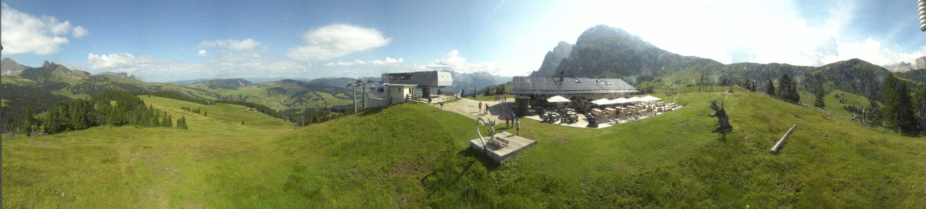 Archiv Foto Webcam Seiser Alm - Bergstation Florianlift