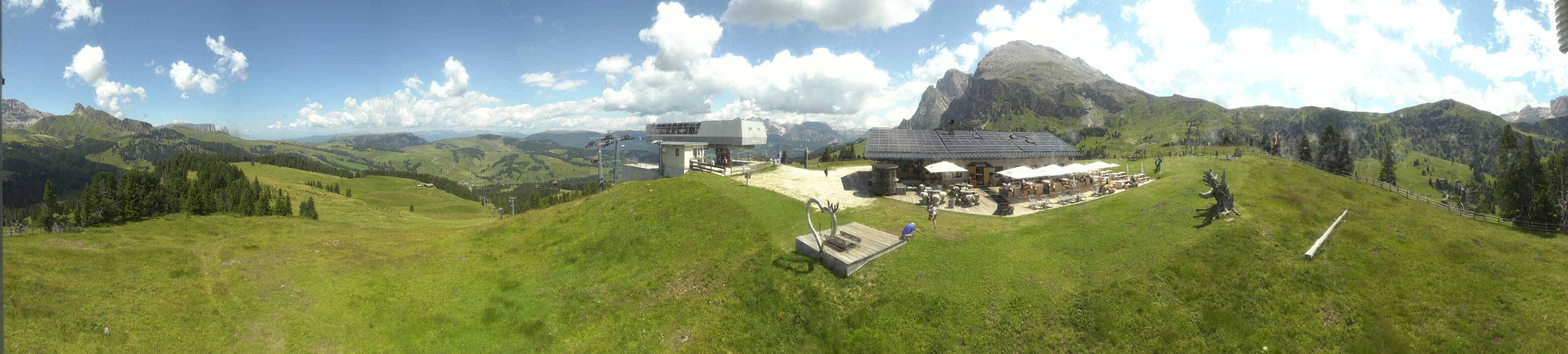 Archiv Foto Webcam Seiser Alm - Bergstation Florianlift
