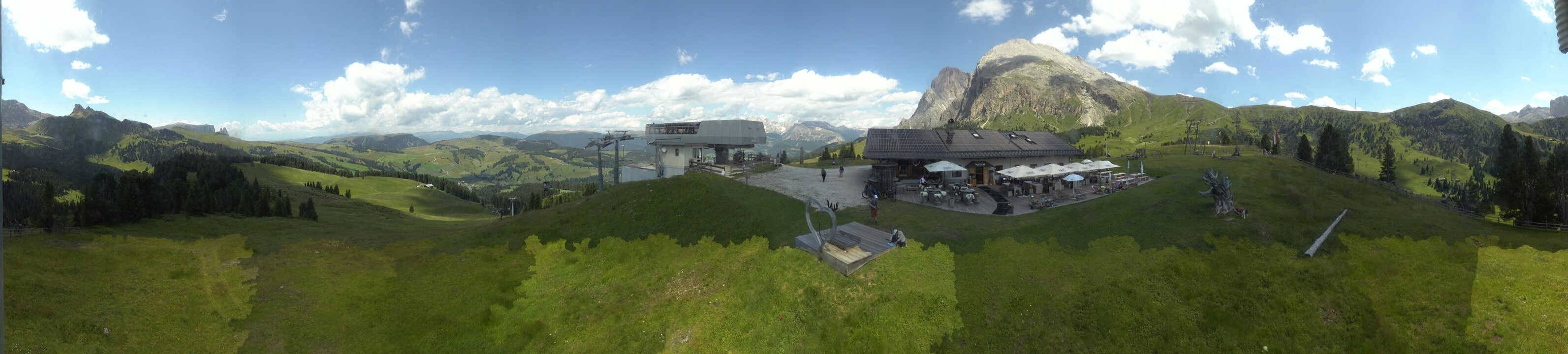 Archiv Foto Webcam Seiser Alm - Bergstation Florianlift