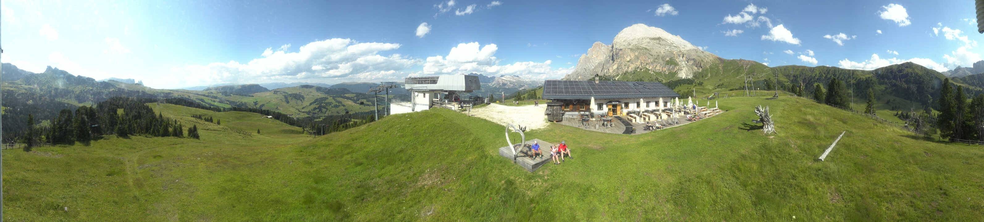 Archiv Foto Webcam Seiser Alm - Bergstation Florianlift