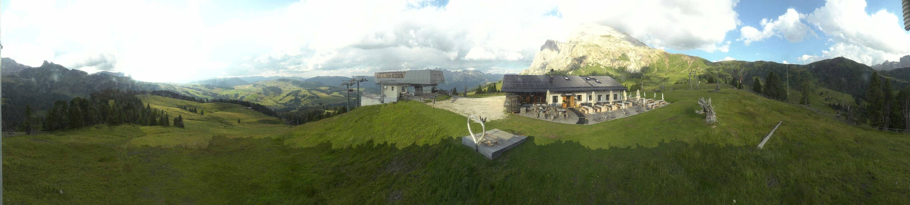 Archiv Foto Webcam Seiser Alm - Bergstation Florianlift