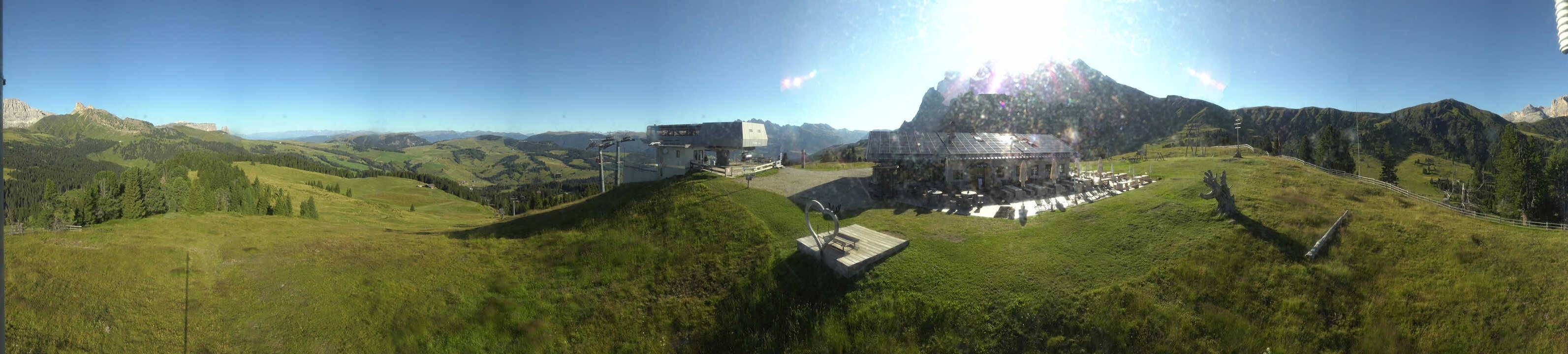 Archiv Foto Webcam Seiser Alm - Bergstation Florianlift