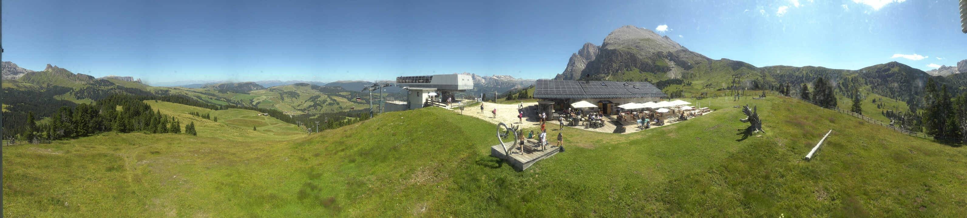Archiv Foto Webcam Seiser Alm - Bergstation Florianlift