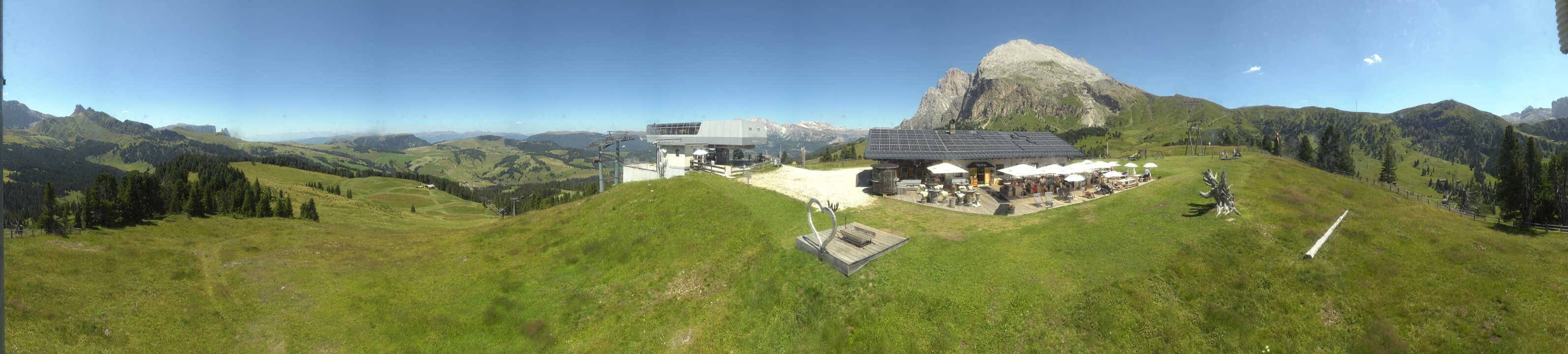 Archiv Foto Webcam Seiser Alm - Bergstation Florianlift