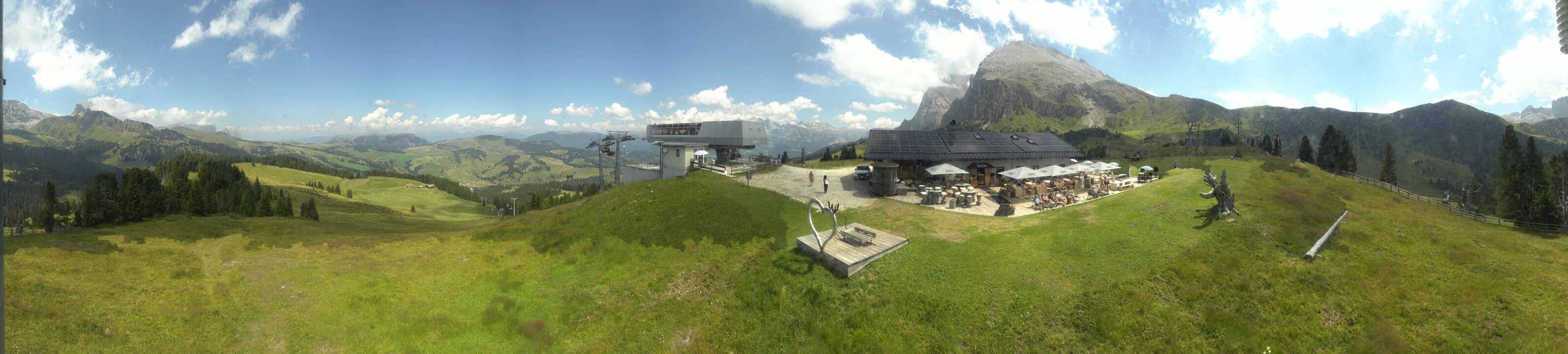 Archiv Foto Webcam Seiser Alm - Bergstation Florianlift
