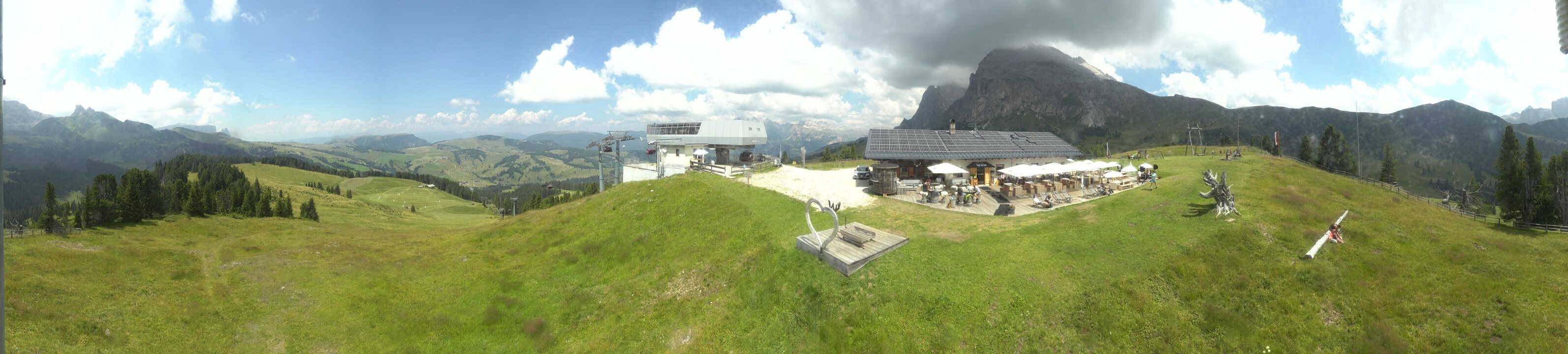 Archiv Foto Webcam Seiser Alm - Bergstation Florianlift