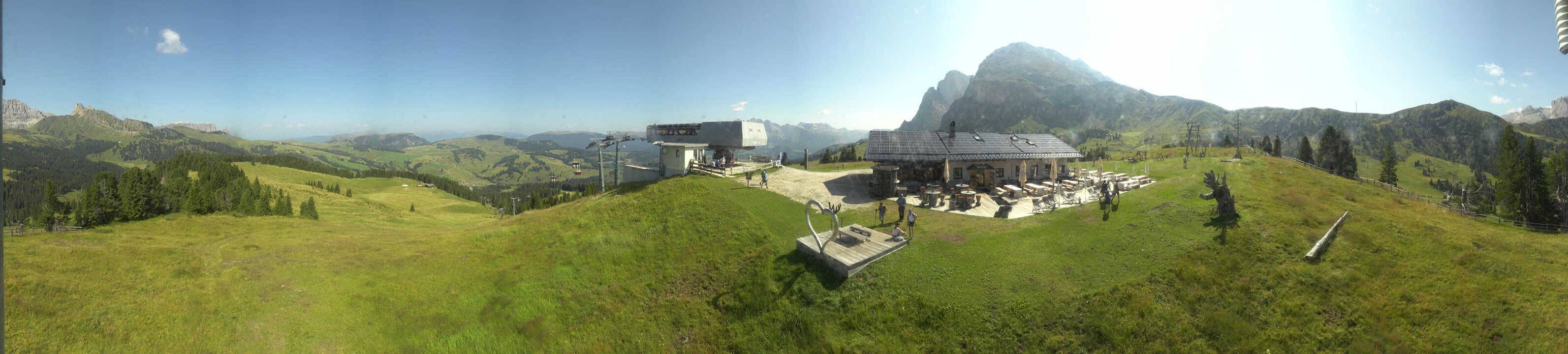 Archiv Foto Webcam Seiser Alm - Bergstation Florianlift