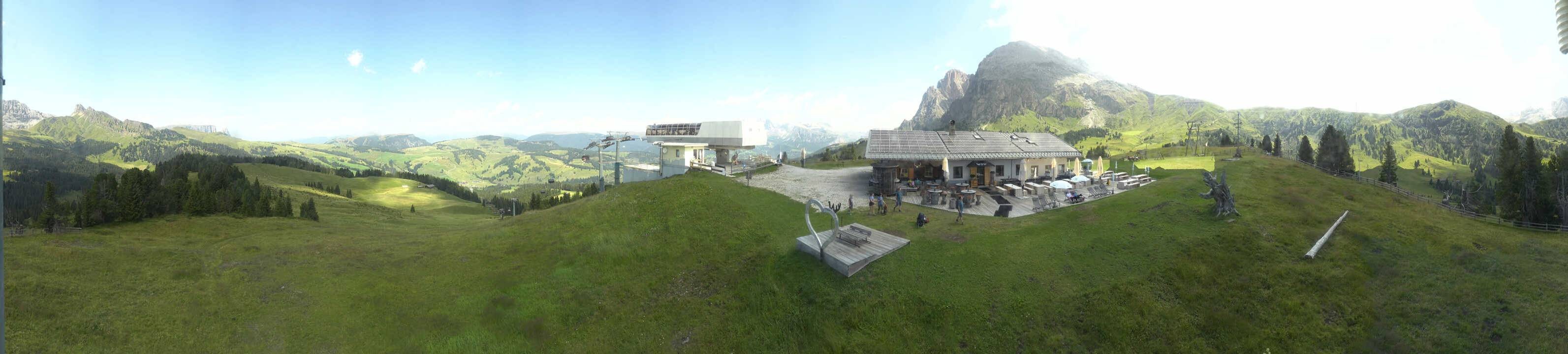 Archiv Foto Webcam Seiser Alm - Bergstation Florianlift