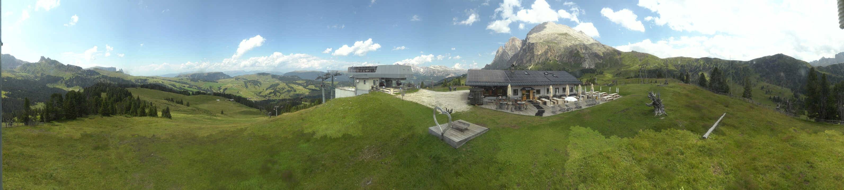 Archiv Foto Webcam Seiser Alm - Bergstation Florianlift