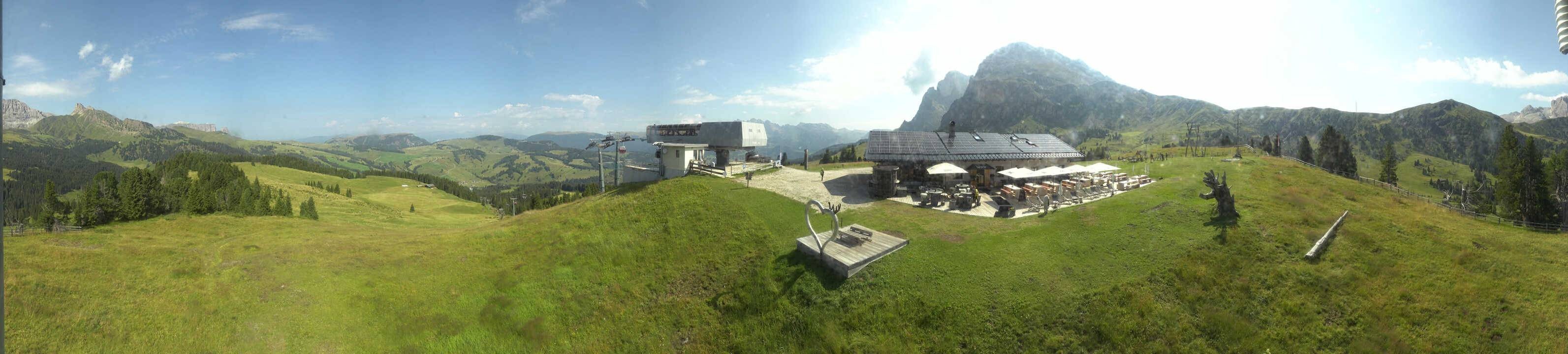 Archiv Foto Webcam Seiser Alm - Bergstation Florianlift