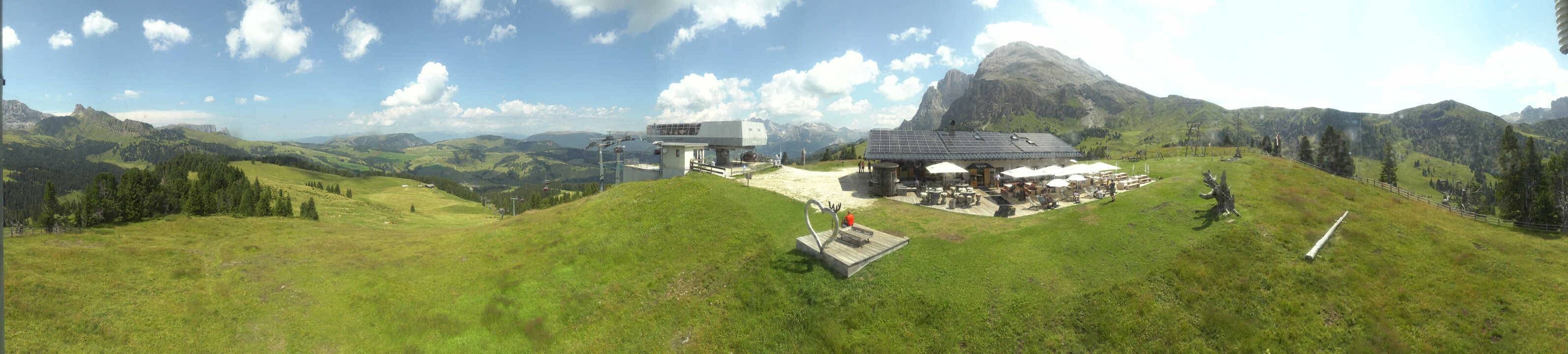 Archiv Foto Webcam Seiser Alm - Bergstation Florianlift