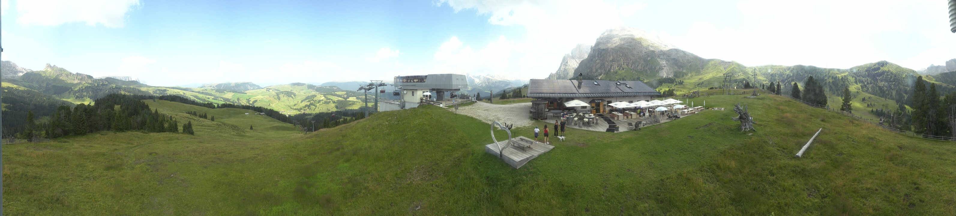 Archiv Foto Webcam Seiser Alm - Bergstation Florianlift
