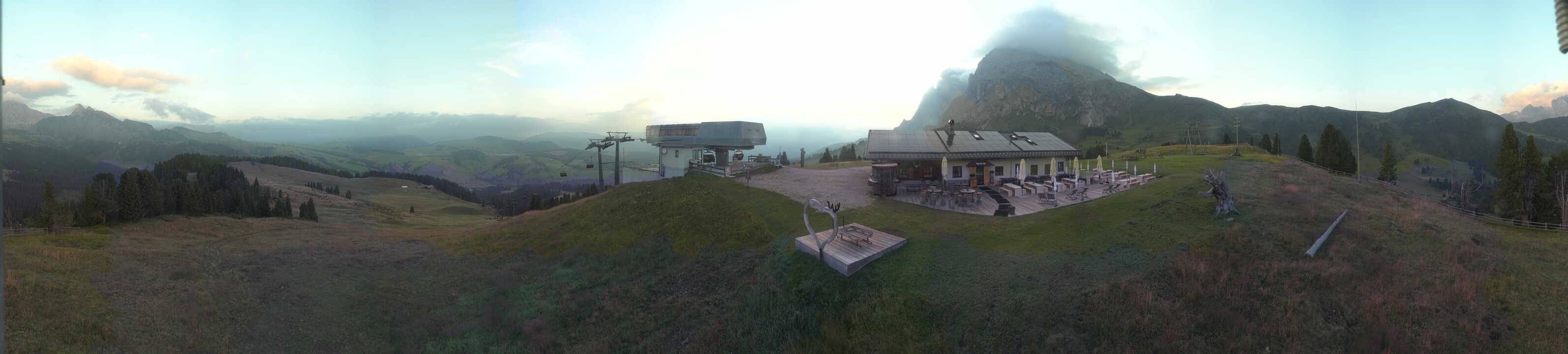 Archiv Foto Webcam Seiser Alm - Bergstation Florianlift