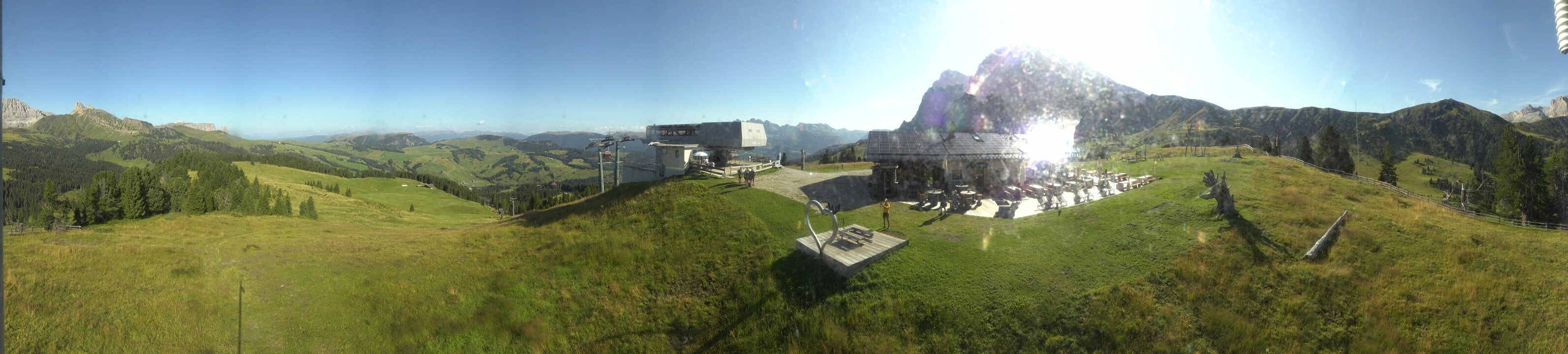 Archiv Foto Webcam Seiser Alm - Bergstation Florianlift