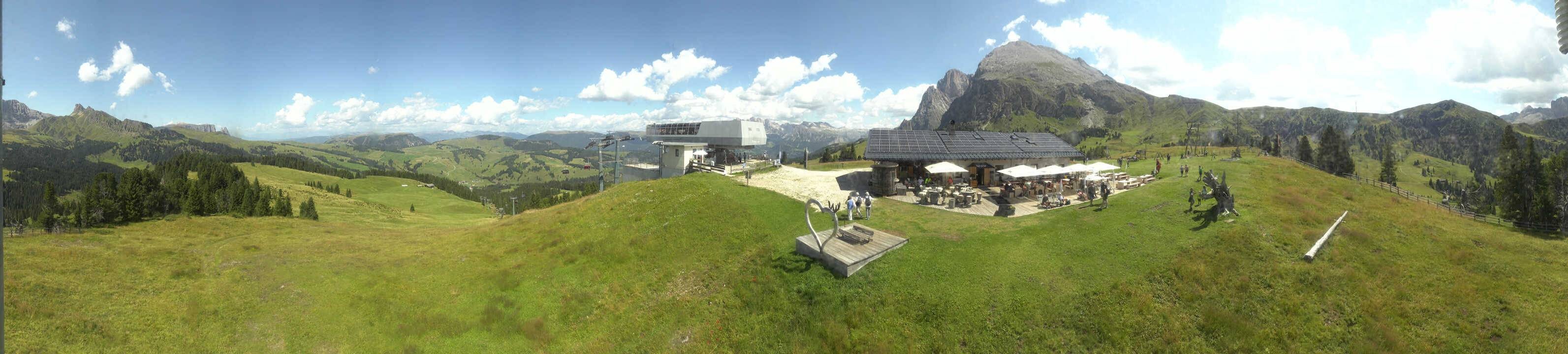 Archiv Foto Webcam Seiser Alm - Bergstation Florianlift