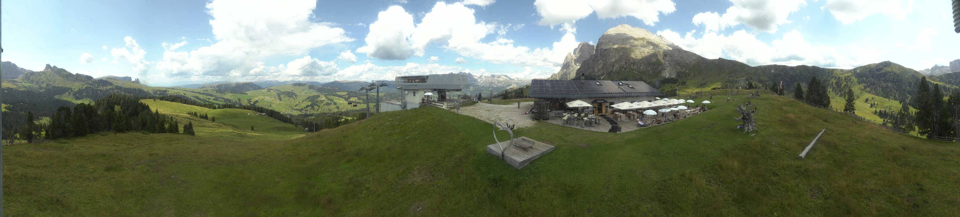 Archiv Foto Webcam Seiser Alm - Bergstation Florianlift