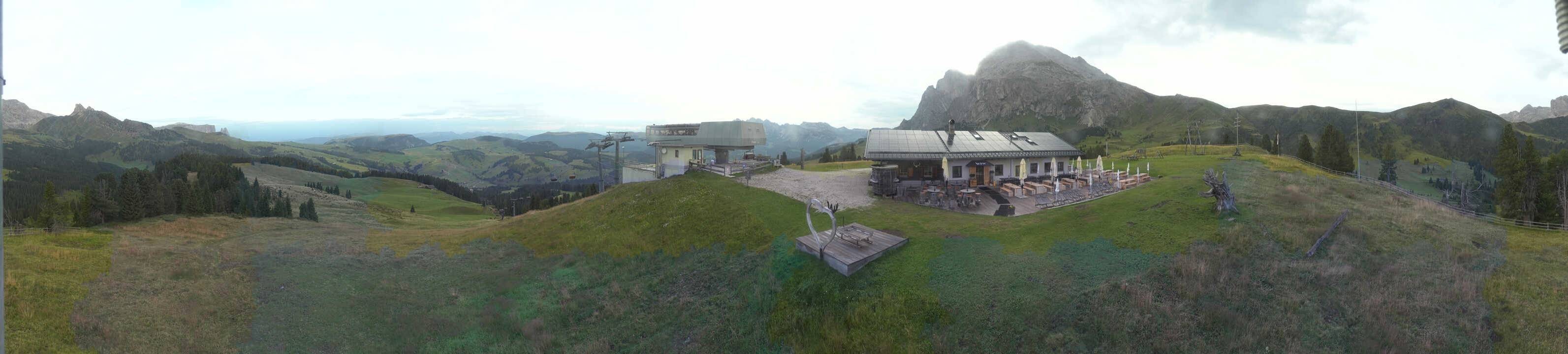 Archiv Foto Webcam Seiser Alm - Bergstation Florianlift