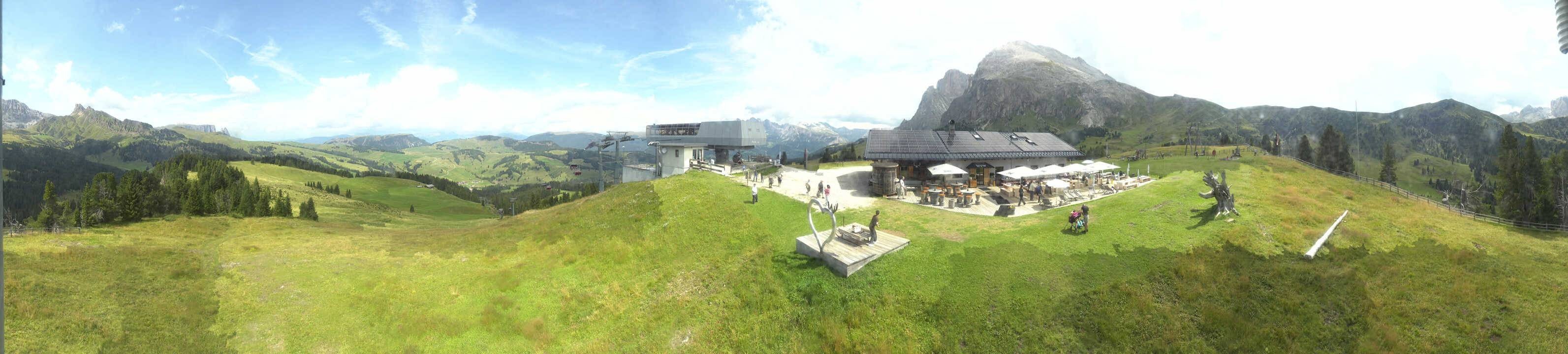 Archiv Foto Webcam Seiser Alm - Bergstation Florianlift