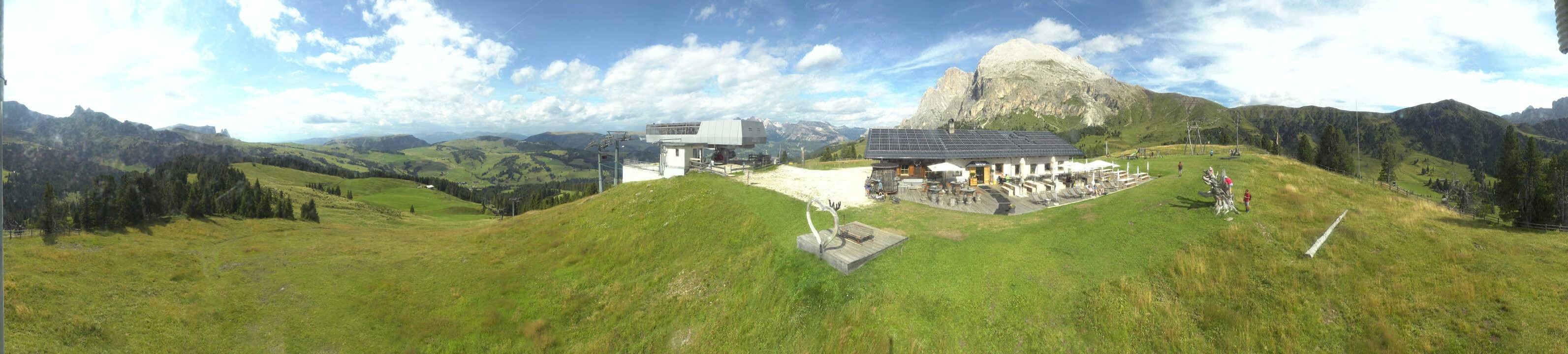 Archiv Foto Webcam Seiser Alm - Bergstation Florianlift