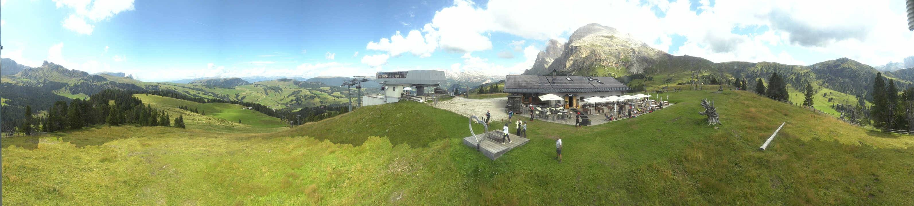 Archiv Foto Webcam Seiser Alm - Bergstation Florianlift