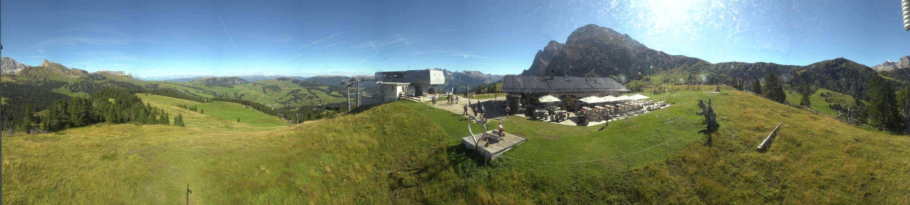 Archiv Foto Webcam Seiser Alm - Bergstation Florianlift