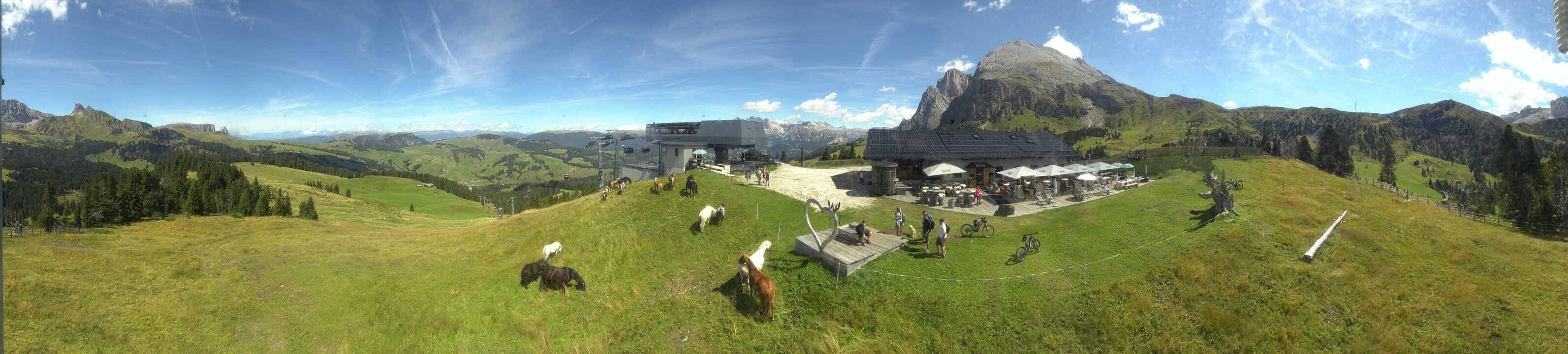 Archiv Foto Webcam Seiser Alm - Bergstation Florianlift