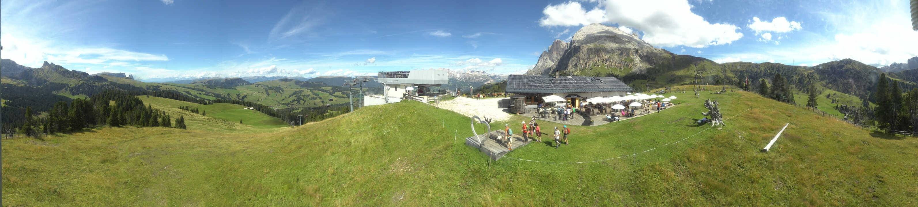 Archiv Foto Webcam Seiser Alm - Bergstation Florianlift