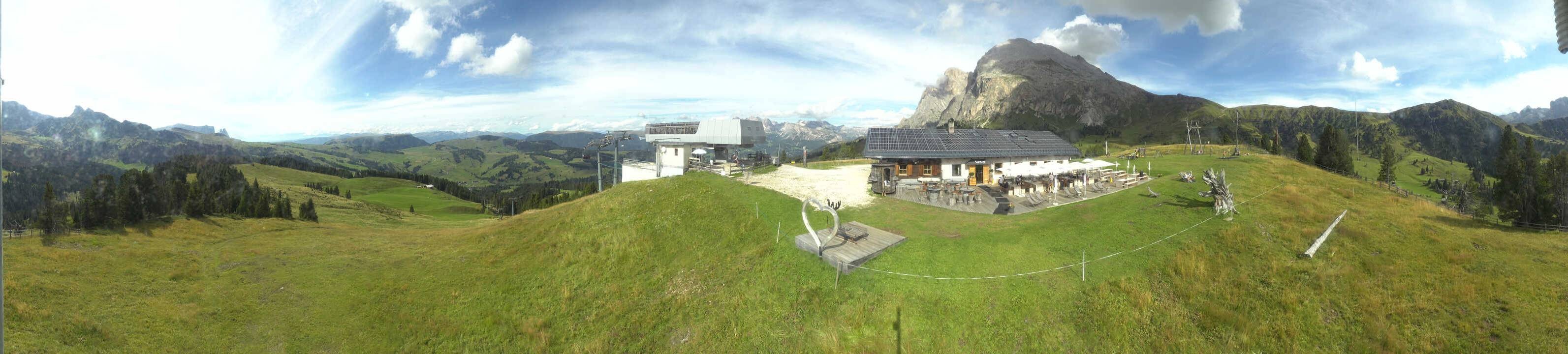 Archiv Foto Webcam Seiser Alm - Bergstation Florianlift