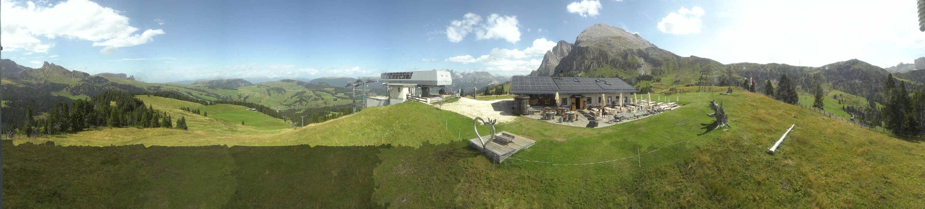 Archiv Foto Webcam Seiser Alm - Bergstation Florianlift