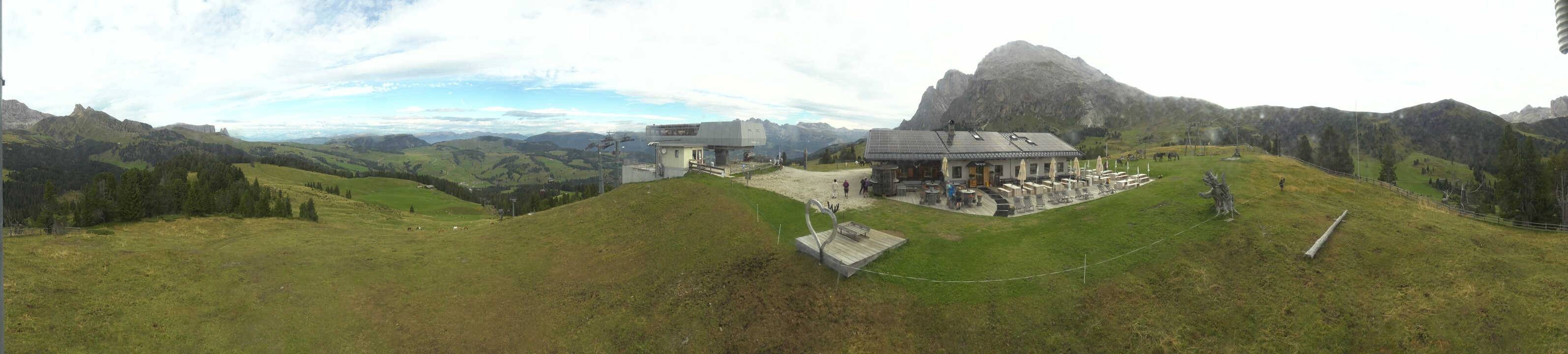 Archiv Foto Webcam Seiser Alm - Bergstation Florianlift