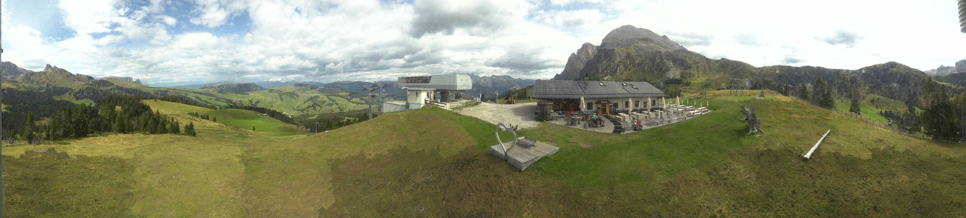 Archiv Foto Webcam Seiser Alm - Bergstation Florianlift