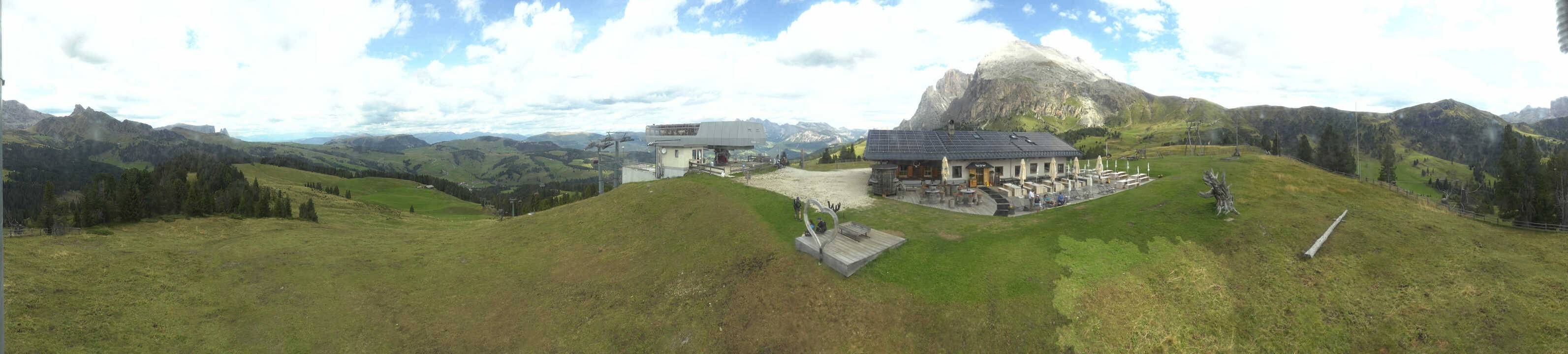 Archiv Foto Webcam Seiser Alm - Bergstation Florianlift