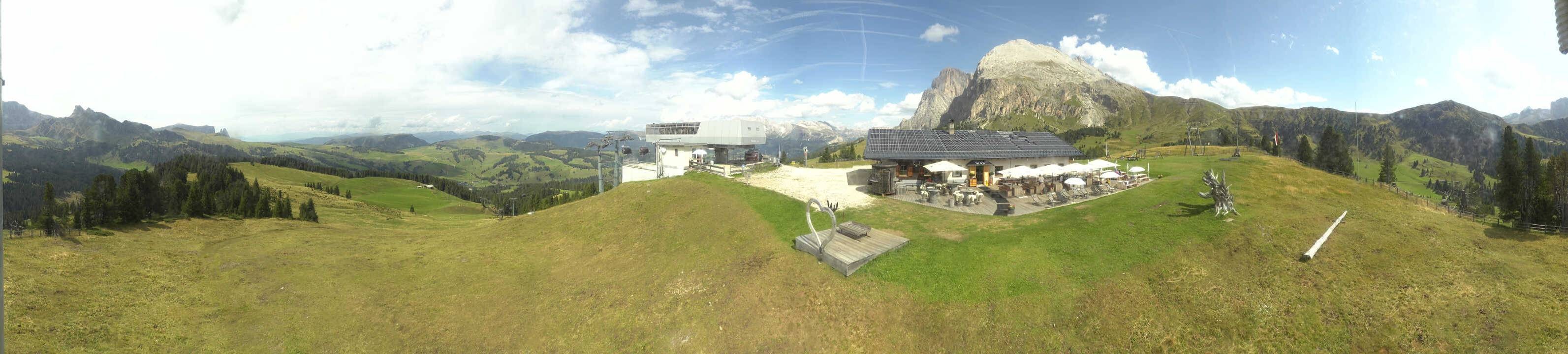 Archiv Foto Webcam Seiser Alm - Bergstation Florianlift