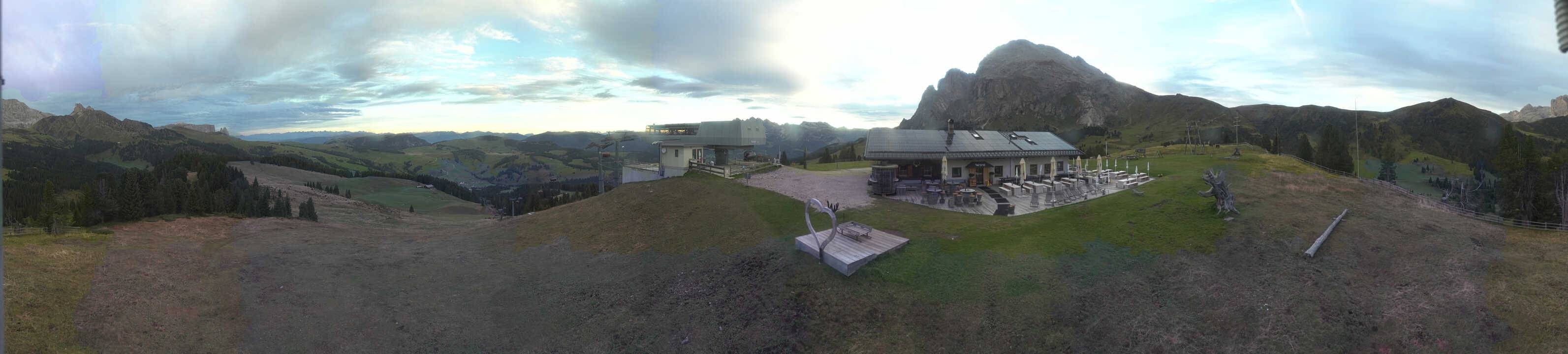 Archiv Foto Webcam Seiser Alm - Bergstation Florianlift
