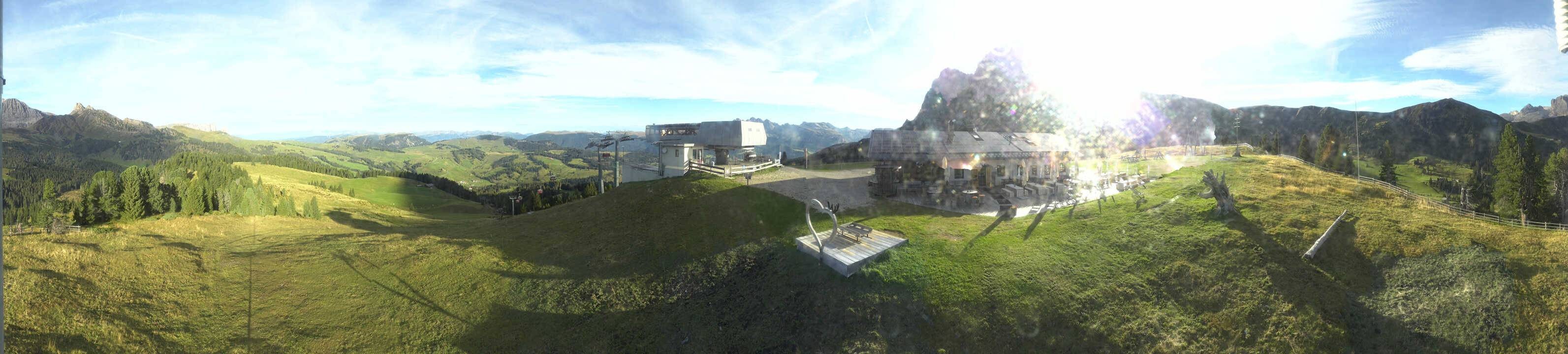Archiv Foto Webcam Seiser Alm - Bergstation Florianlift