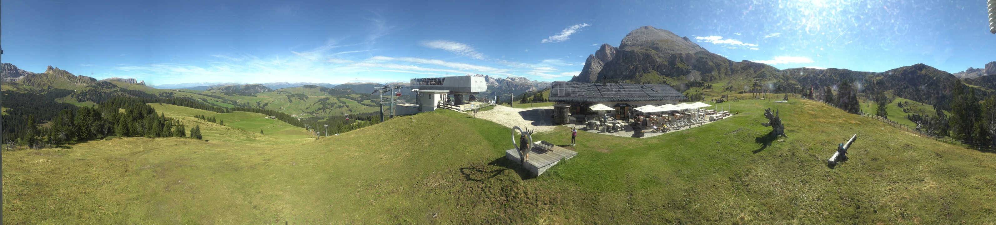 Archiv Foto Webcam Seiser Alm - Bergstation Florianlift