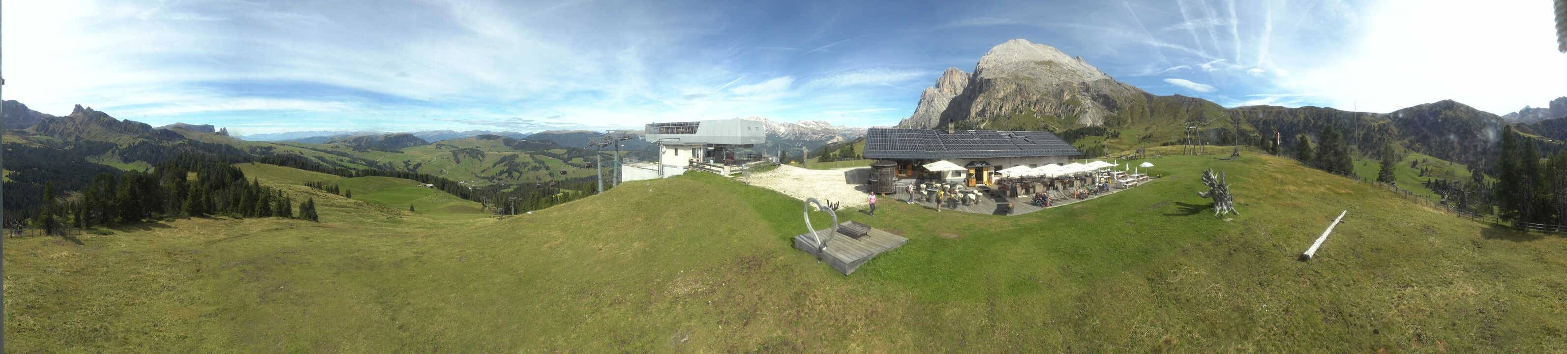 Archiv Foto Webcam Seiser Alm - Bergstation Florianlift