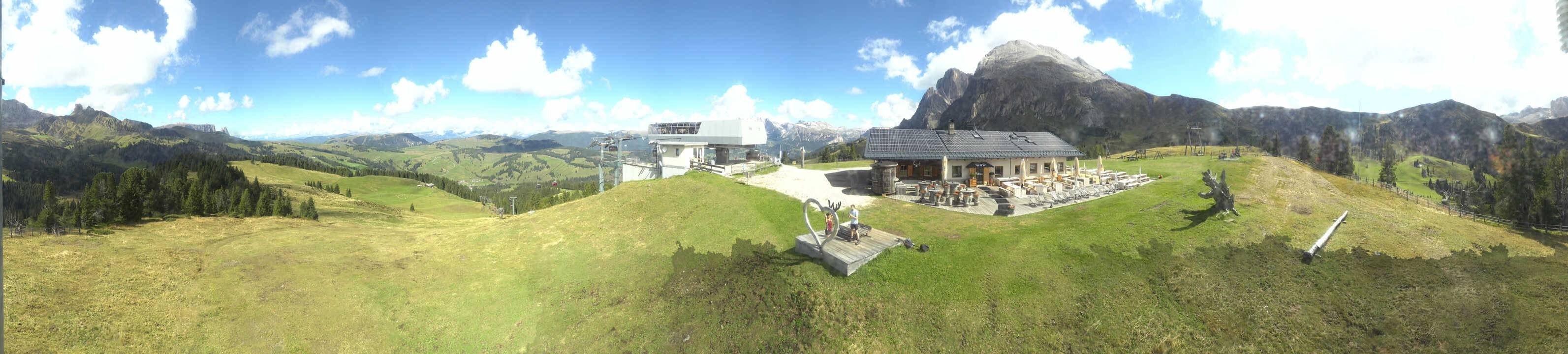 Archiv Foto Webcam Seiser Alm - Bergstation Florianlift