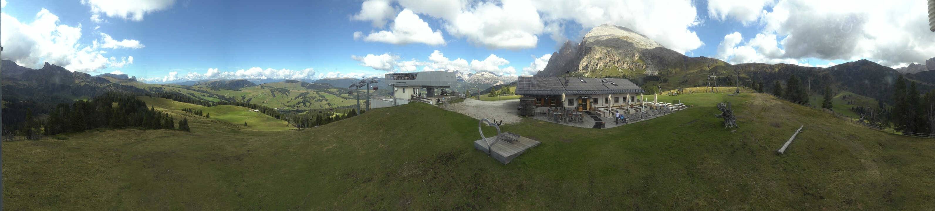 Archiv Foto Webcam Seiser Alm - Bergstation Florianlift
