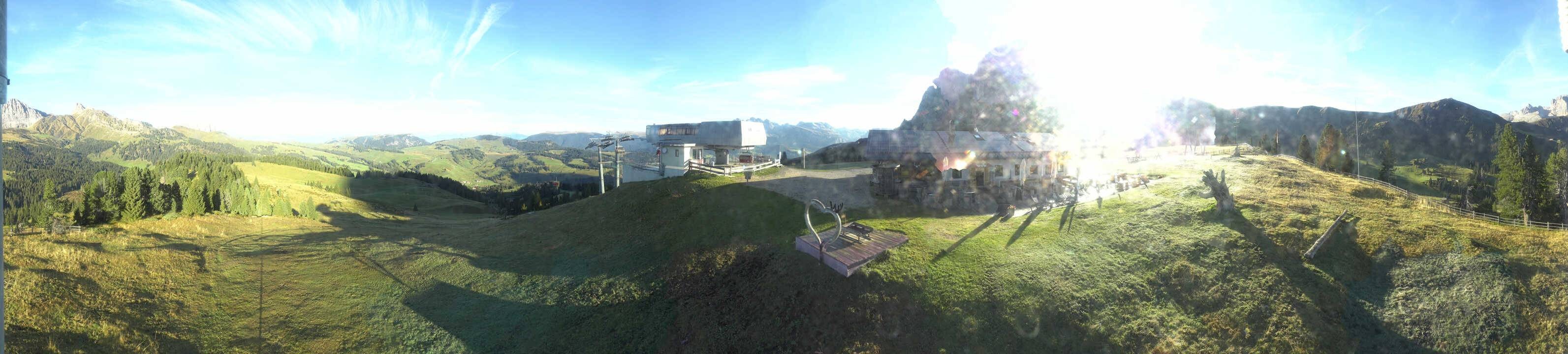 Archiv Foto Webcam Seiser Alm - Bergstation Florianlift