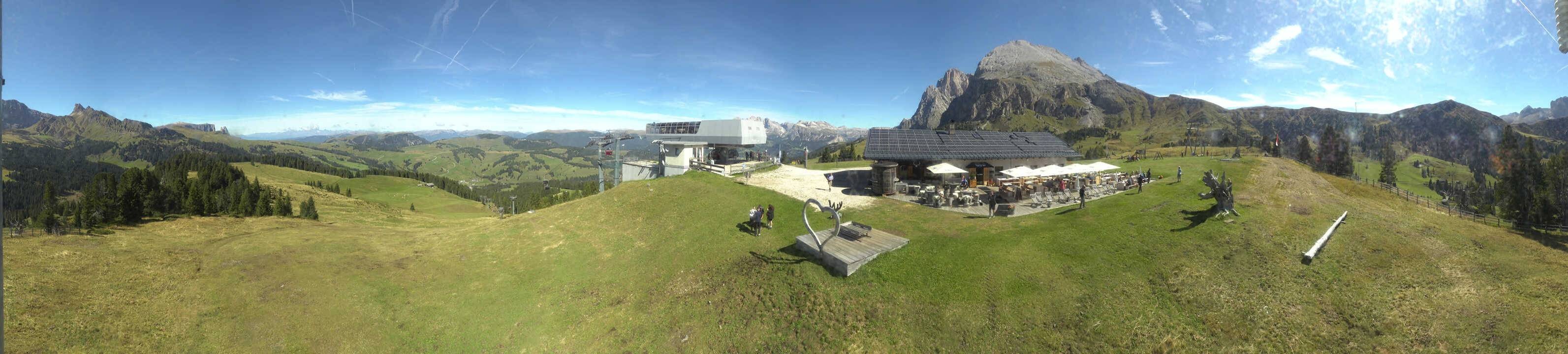 Archiv Foto Webcam Seiser Alm - Bergstation Florianlift