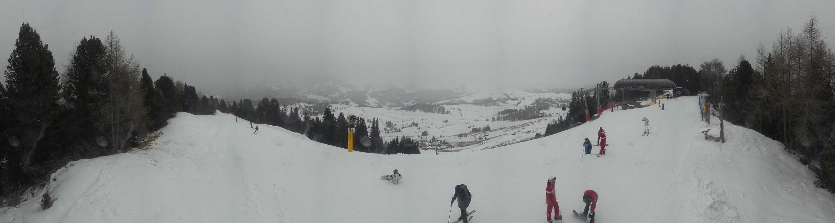Archiv Foto Webcam Blick über Seiser Alm – Mezdi Bergstation