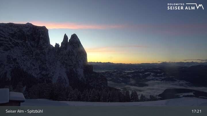 Archiv Foto Webcam Seiser Alm: Spitzbühl Station