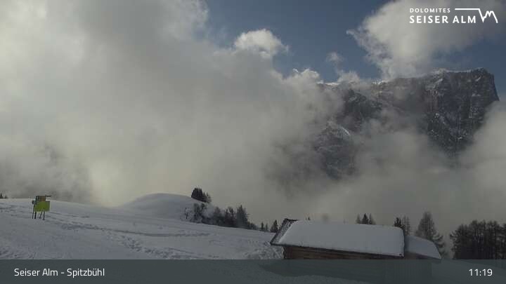 Archiv Foto Webcam Seiser Alm: Spitzbühl Station