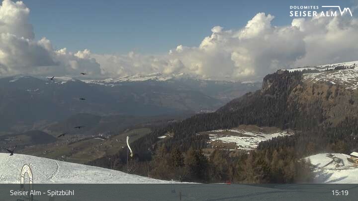 Archiv Foto Webcam Seiser Alm: Spitzbühl Station