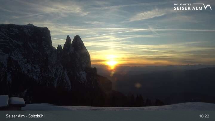 Archiv Foto Webcam Seiser Alm: Spitzbühl Station
