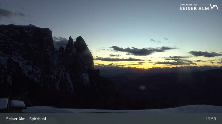 Archiv Foto Webcam Seiser Alm: Spitzbühl Station