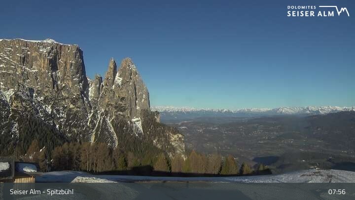 Archiv Foto Webcam Seiser Alm: Spitzbühl Station