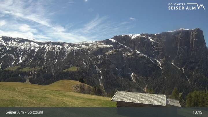 Archiv Foto Webcam Seiser Alm: Spitzbühl Station