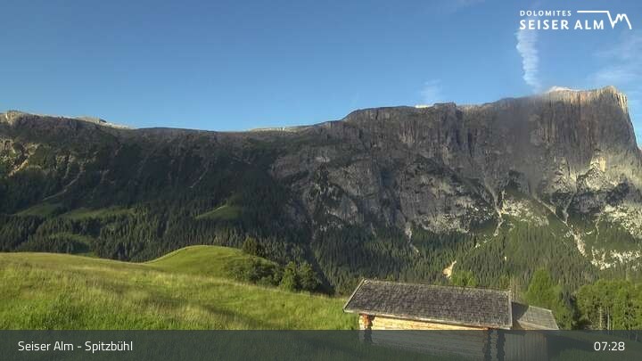 Archiv Foto Webcam Seiser Alm: Spitzbühl Station